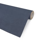 Presentpapper Ribbad Kraft FSC Blå 57cm x 154m 7kg