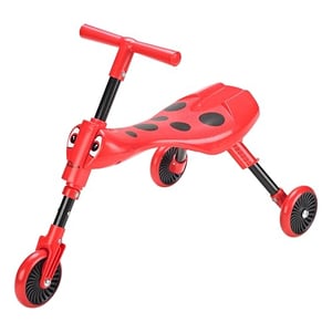 Tricycle Adulte Pliable 24 Pouces 7 Vitesses - Avec Panier, Dossier Et Sonnette, Pour Courses Et Balades
