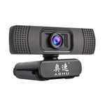 ASHU Webcam 1080P USB 2.0 Appareil photo numérique Web avec microphone Clip-on Full HD 1920x1080P 2,0 mégapixels CMOS Caméra Web Cam pour ordinateur PC portable