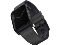 UNIQ strap Straden Apple Watch Series 1/2/3/4/5/6/7/8/9/SE/SE2/Ultra/Ultra 2 42/44/45/49mm. Leather Hybrid Strap grey/grey