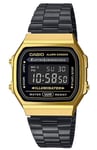 Digital ur i sort og guldfarvet - Casio Classic A168WEGB-1BEF