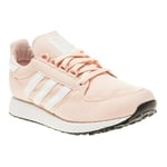 Girls Adidas Pink Gazelle Synthetic Nylon Trainers Lace Up