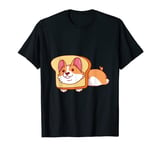 Cute Kawaii Corgi Toast, Breaded Dog T-Shirt