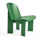 HAY - Chisel Lounge Chair - Lush green water-based lacquered beech