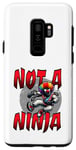Coque pour Galaxy S9+ Not a Ninja: Clown Disguise Humour Design