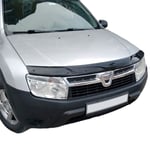 Oneway Bonnet protector stenspånskydd lamplig for Dacia Duster I 20102017 Glanssvart