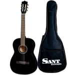 Sant Guitars CJ-36L-BK børne-venstrehånds-guitar black
