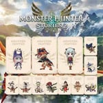 Lot De 12 Standard Cartes Pour Monster Hunter Story 2 Wings Of Ruin, Ena, Razewing Ratha, Tsukino, Pour Switch Et Switch Lite
