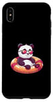 Coque pour iPhone XS Max Bande dessinée Panda mignon en vacances d'été