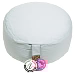 Meditation Cushion Celadon Green Organic Cotton -- 33X17 Cm