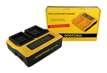 Patona Dual LCD USB Lader for GoPro AHDBT-001 HD Hero 1 2 AHDBT-001 HD HD Helmet Hero HD 150607635