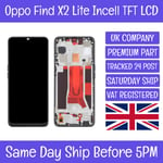 Oppo Find X2 Lite CPH2005 Incell TFT LCD Screen Display Touch Digitizer + Frame