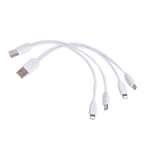 2in 1 Usb Charger Cable Charging Cord For Iphone Samsung Power B