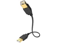 USB-kabel (A-B) - In-akustik Premium 5.0m USB A - USB B