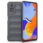 Mjukt greppformat Xiaomi Redmi Note 11 Pro 5G / Xiaomi Redmi Note 11 Pro skal - Silver/Grå Silvergrå