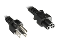 MicroConnect - Strömkabel - IEC 60320 C5 till power JIS C 8303 (hane) - 2.5 A - 1.8 m - svart - Japan
