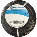 ELECTRALINE Cable hifi - 2x0,75 mm - 25m - Noir et rouge