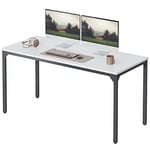 CubiCubi Bureau Informatique Ordinateur - 120 * 60 * 73 cm Petite Table Simple Moderne, Economiser Espace, Style Industriel, Bureaux Etudier Ecriture pour Bureau, Domicile, Chambre, Salon, Blanc