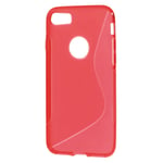 A-One Brand S-line Mobilskal till iPhone 7/8/SE 2020 - Röd