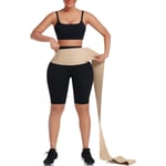 Waist trainer Kvinnor Träning Midjeelastiskt magband black 4m