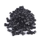 100pcs/lot Black Plastic Dust Valve Caps Bike Car Wheel Tyre Air