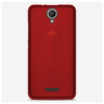 Coque silicone unie compatible Givré Rouge Wiko Harry - Neuf