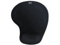 ACT Ergonomic mouse pad with wrist rest, black