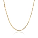 BNH Pansar Fasett 8 karat guld Halsband 1,05 mm