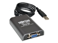 Tripp Lite USB 2.0 to VGA Dual Multi-Monitor External Video Graphics Card Adapter 1080p 60Hz - Ekstern videoadapter - USB 2.0 - D-Sub