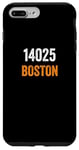Coque pour iPhone 7 Plus/8 Plus Code postal Boston 14025, déménagement vers 14025 Boston