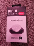 Braun EasyClick Cleansing Brush Attachment Series 5 6 7 Electric Shaver, New Gen