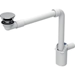 GEBERIT bottenventil 32mm m/vattenlås m/propp mässing/plast krom