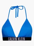 Calvin Klein Intense Power Triangle Bikini Top, Dynamic Blue