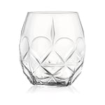 RCR Cristalleria Italiana S.p.a. Ligne Alkemist | Verres à Eau en Verre Modernes Set de 6 Verres en Cristal de 38 Cl