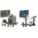 LEGO Harry Potter Hagrid’s Hut: An Unexpected Visit, Toy House for 8 Plus Year Old Kids & Harry Potter Forbidden Forest: Magical Creatures Animal Toy for 8 Plus Year Old Kids