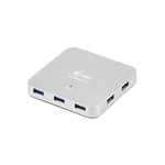 i-tec Hub USB Alimenté, Hub USB 3.0 à 7 Ports Dédiés à la Charge ou Data - Concentrateur USB 3.0 avec Alimentation Externe