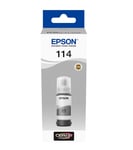 Genuine Epson 114 Grey Ink Bottle Refill Cartridge EcoTank Printer (C13T07B540)