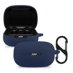 Silicone case for JBL Live Pro Plus case cover for headphones Dark Blue