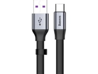 Baseus Type-C Simple Hw Quick Charge Charging Data Cable 40W 5A 23Cm Gray (Catmbj-Bg1)