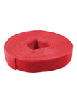 LogiLink - Cable Strap Velcro Tape 4m red