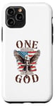 Coque pour iPhone 11 Pro One nation under God Patriot chrétienne foi dieu
