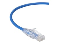 Black Box Slim-Net - Patch-Kabel - Rj-45 (Hane) Till Rj-45 (Hane) - 91.4 Cm - Utp - Cat 6A - Startad, Formpressad, Tvinnad - Blå