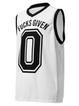 Zero Fucks Given Basketball Jersey Vit