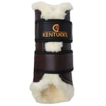 Damasker Leather Front Brun