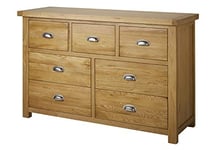 Birlea Woburn 4+3 Chest, Wood, Oak, 45 x 135 x 85 cm