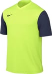 Nike DH8035-702 DF TIEMPO PREM II Sweatshirt Men's VOLT/NAVY XL