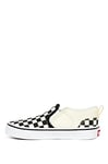 Vans Mixte enfant Asher Basket, Blanc Checkers Black Natural, 38.5 EU