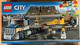 Lego 60151 City Dragster Transporter  333 pcs age 5-12 ~NEW Lego Sealed ~
