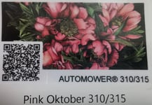 Tarrasarja mallille Automower 310/315- Pink Oktober