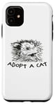 iPhone 11 Adopt A Street Cat Funny Opossum Team Trash Animal Humor Case